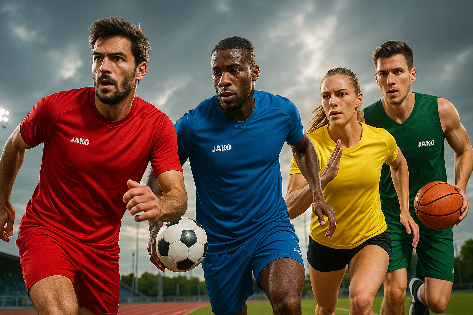 Bereit für die nächste Challenge?
Mit Teamwear von JAKO bleibst du in Bewegung.